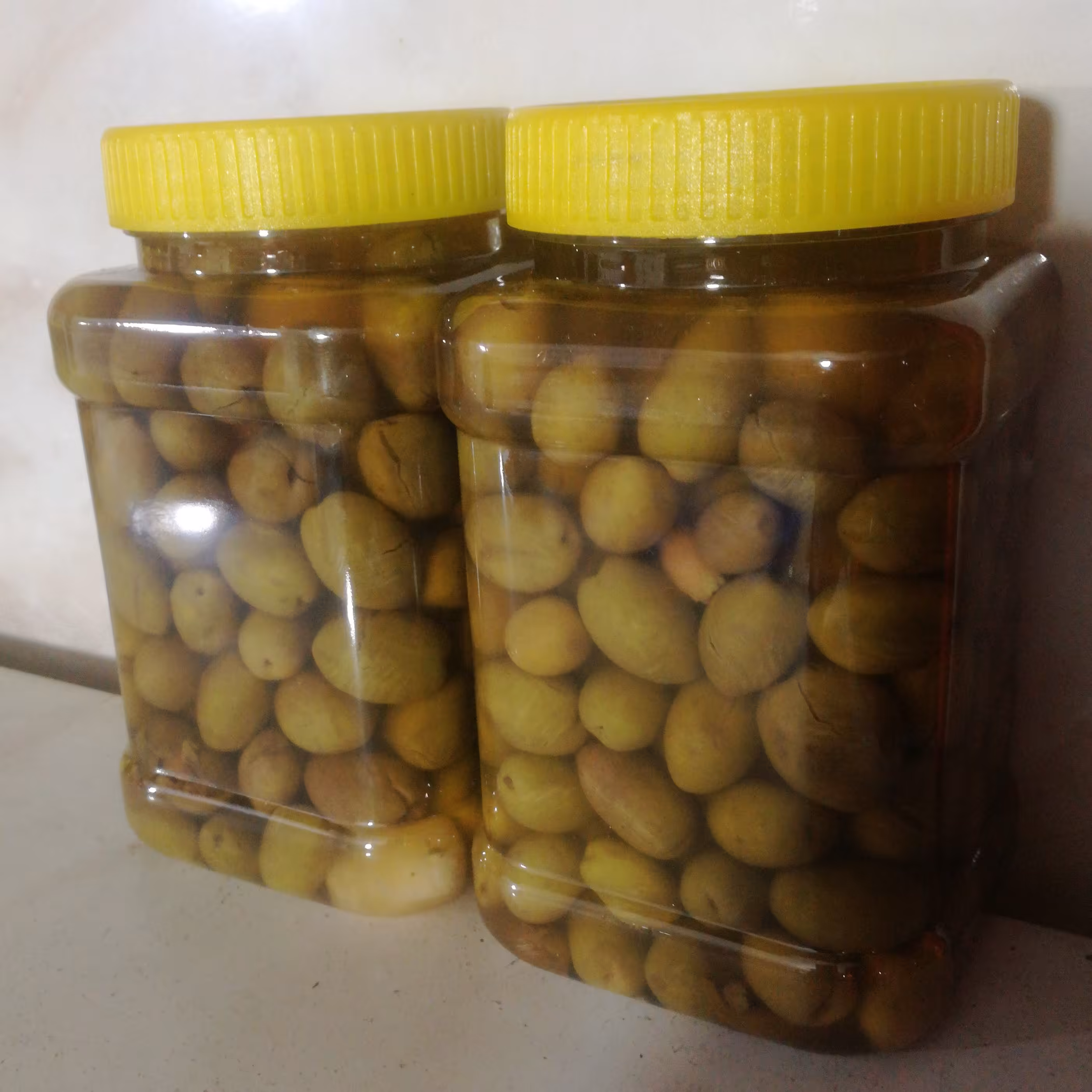 زیتون مبارکه با نمک دریا  ( پک دوتایی )