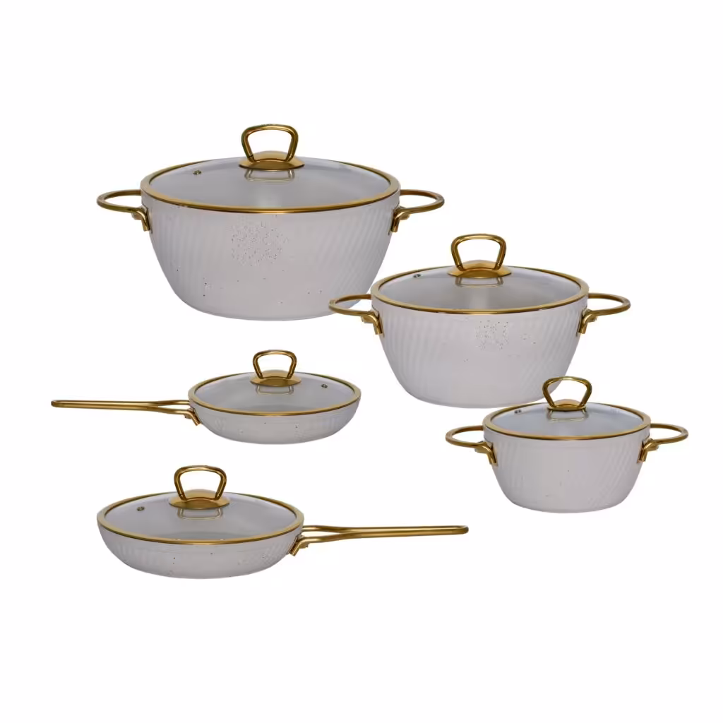 سرویس قابلمه 10 پارچه ام جی اس MGS فورج درب پیرکس