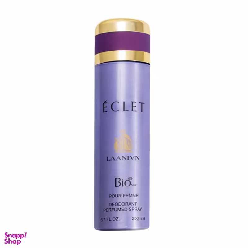 اسپری زنانه بیو استار (Bio Star) مدل Eclet حجم 200 میلی لیتر