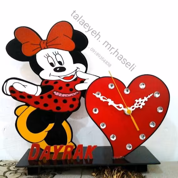 ساعت رومیزی مینی موس+هدیه