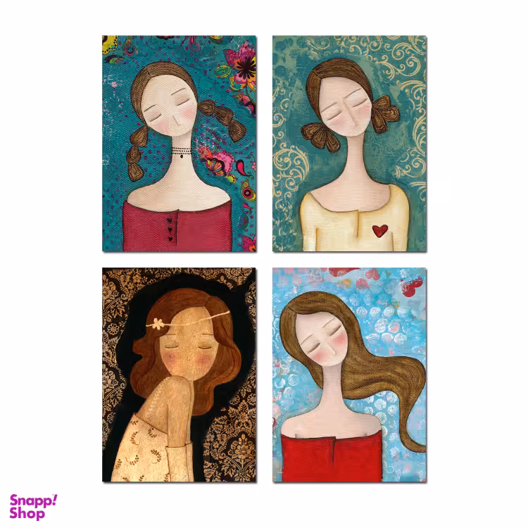 مگنت طرح بریتا کد AB.4 بسته 4 عددی