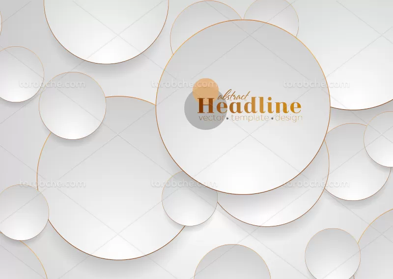وکتور بک گراند دایره ای سفید | گرافیک با طعم تربچه
