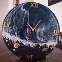 ساعت طرح دریا