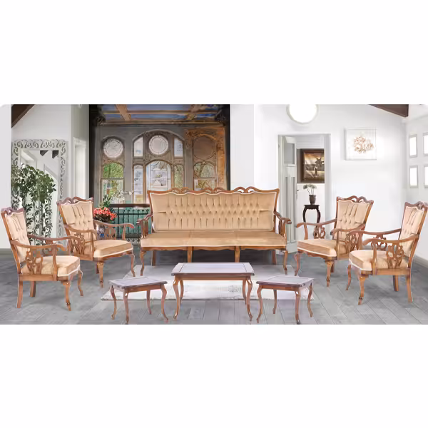 مبل کلاسيک الینا چوب مدل ژولیت