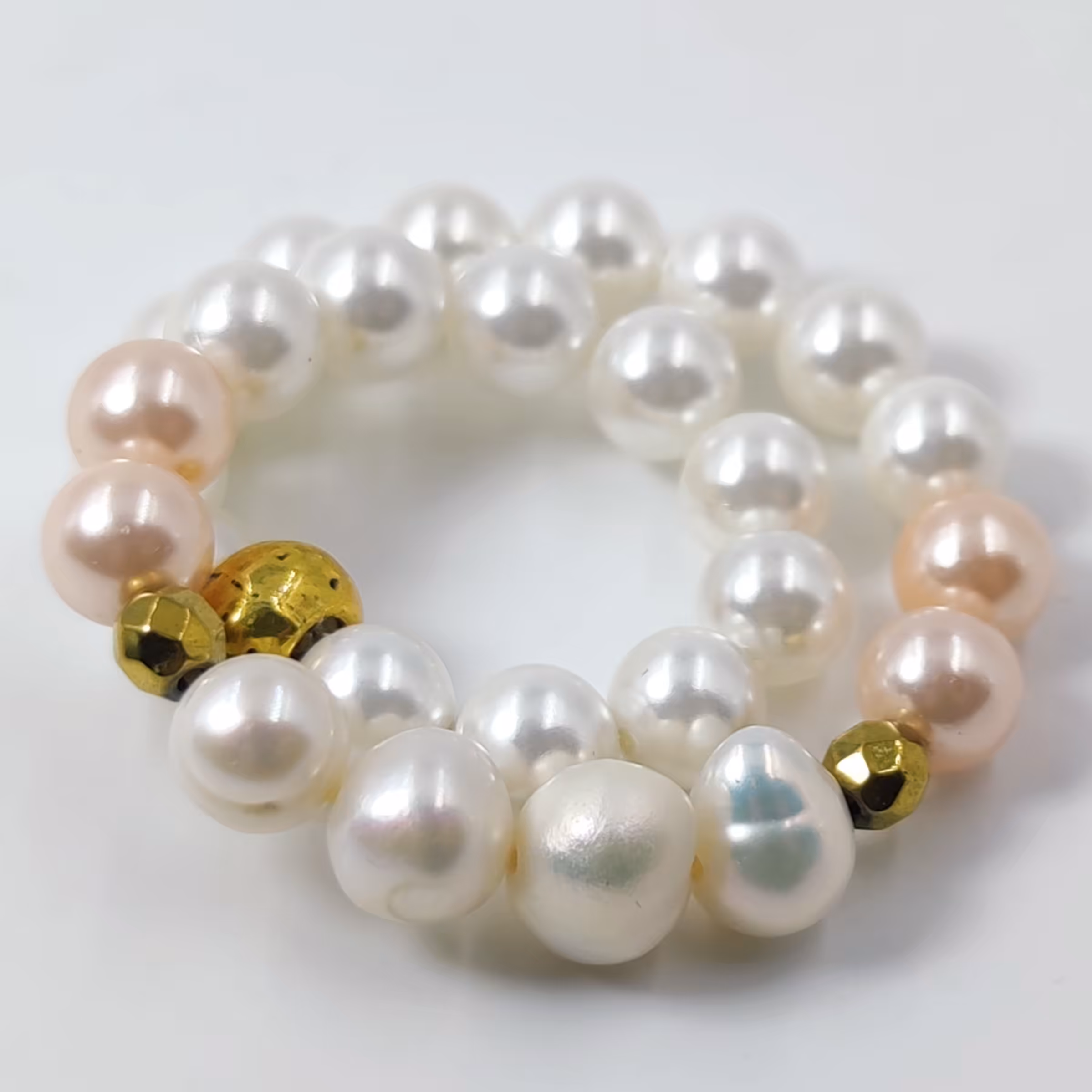 دستبند مروارید های طبیعی پرورشی و مصنوعی