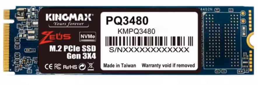 حافظه اس‌ اس‌ دی M.2 NVMe کینگ مکس PQ3480 ظرفیت 128 گیگابایت
