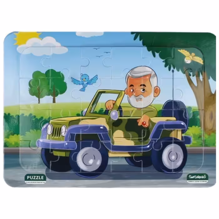 پازل فومی قهرمان من     تولید شرکت  قندون 