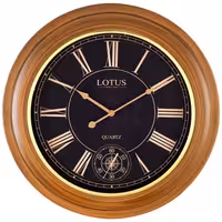 ساعت دیواری چوبی لوتوس مدل 682 سایز 57
