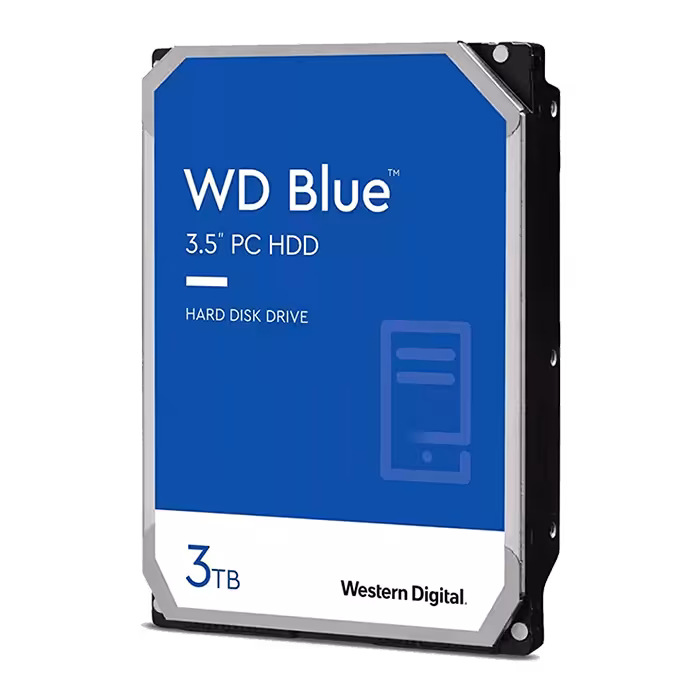 مشخصات، قیمت و خرید هارد اینترنال وسترن دیجیتال با ظرفیت 3 ترابایت به مدل WD Blue 3TB