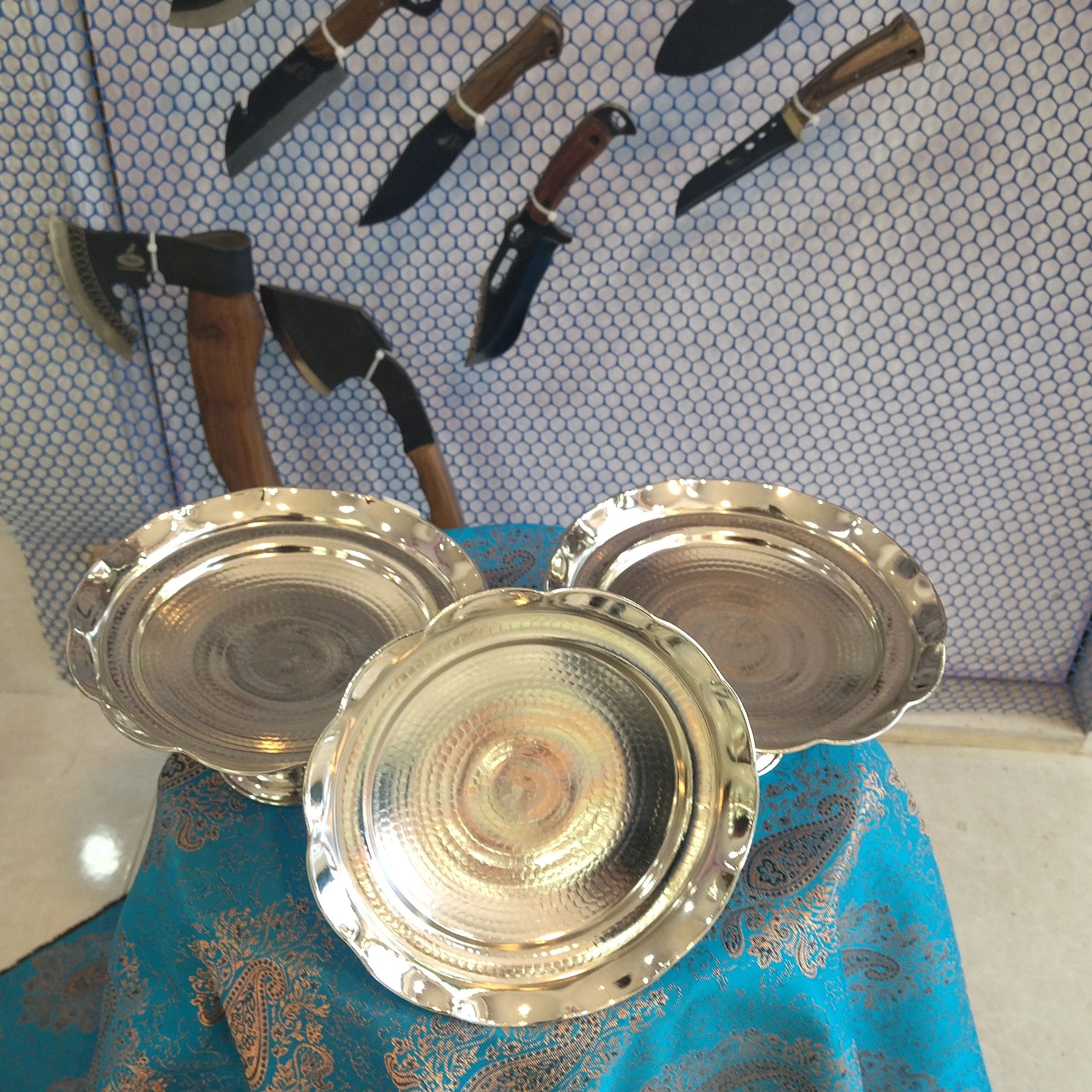 شیرینی خوری مسی کروم