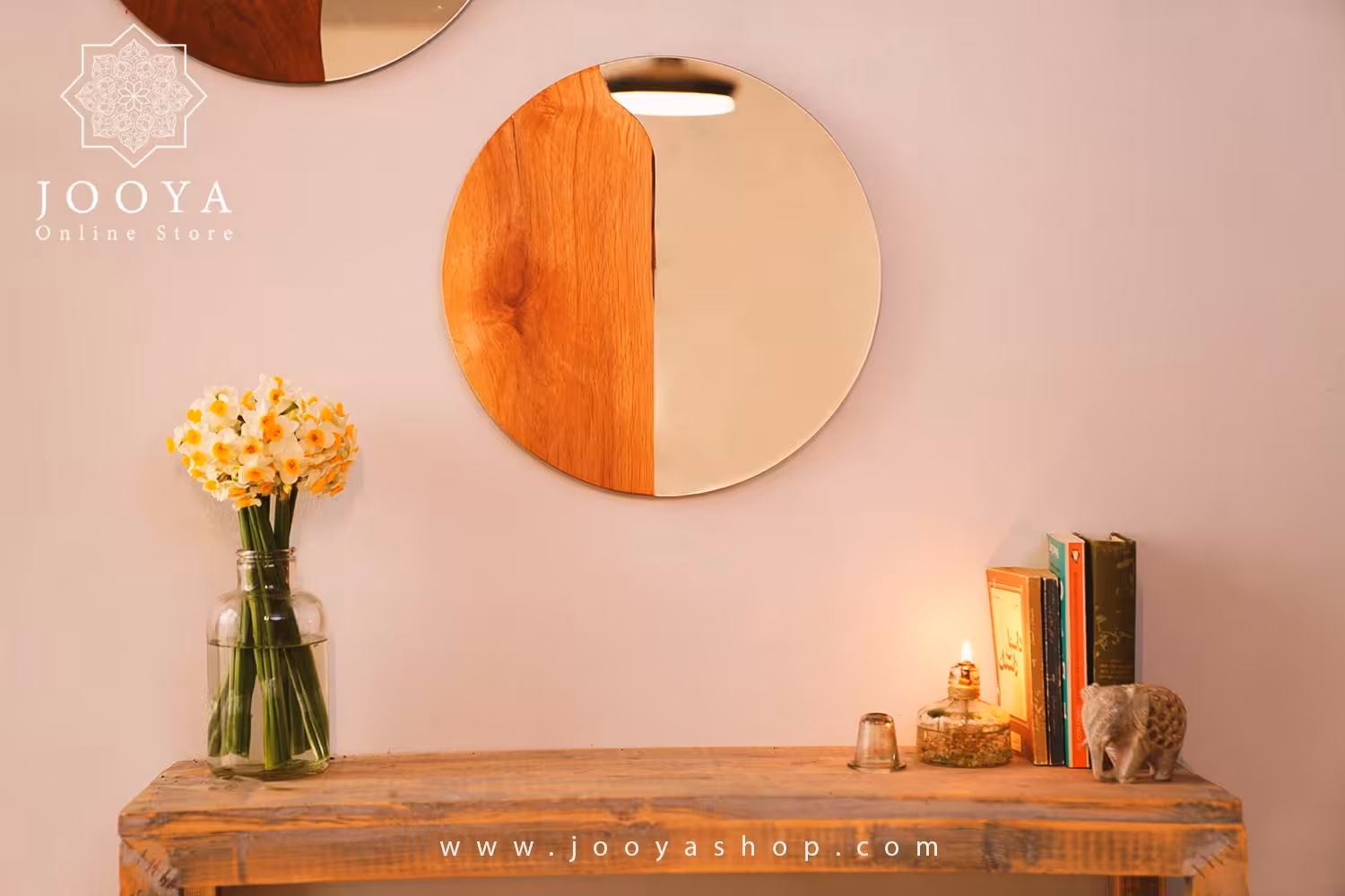 آینه دکوراتیو طرح ماریس