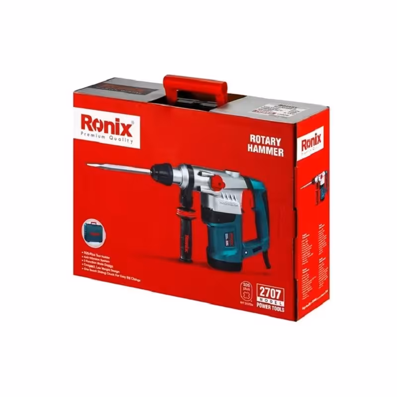 بتن کن برقی 36 میلی متری 1500 وات 3کاره  رونیکس  کد  2707