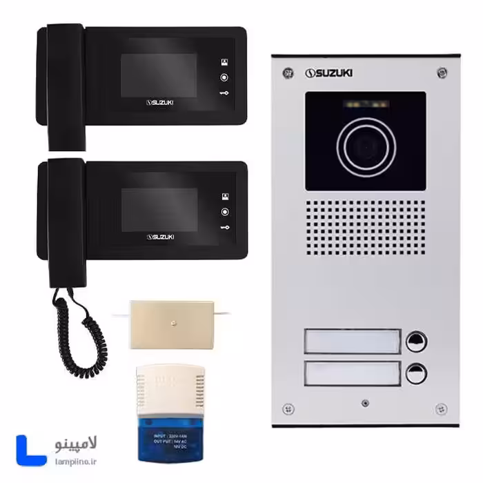 بسته کامل آیفون تصویری سوزوکی 2 واحدی مدل SZ-415Bi