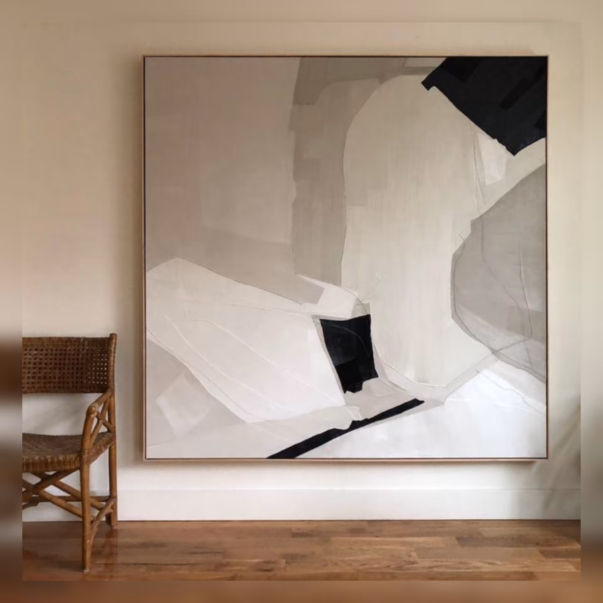 تابلوی نقاشی اکریلیک طرح مدرن و نیمه برجسته در سایز 70در70