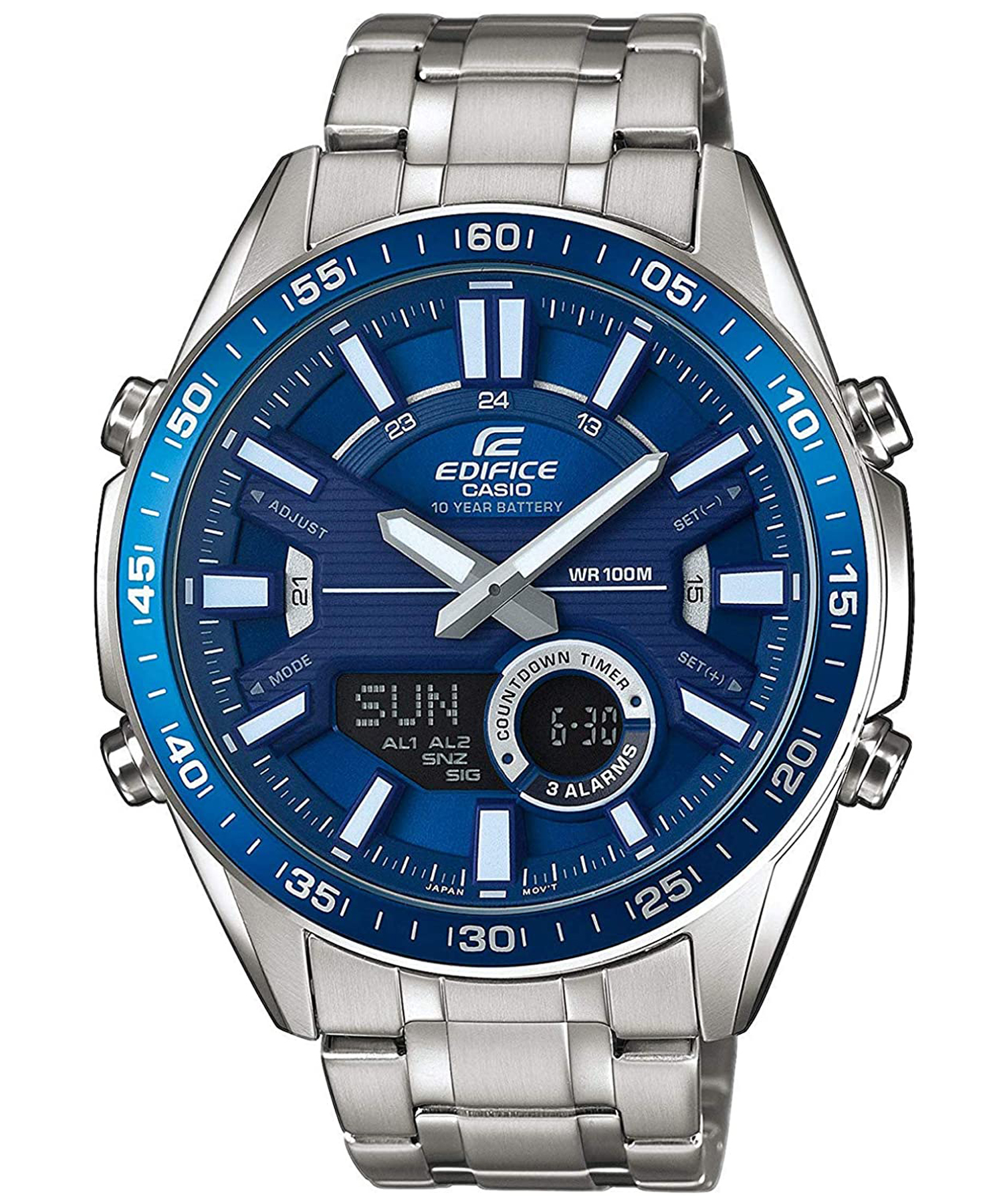 ساعت مچی مردانه کاسیو، زیرمجموعه EDIFICE، کد EFV-C100D-2AVDF