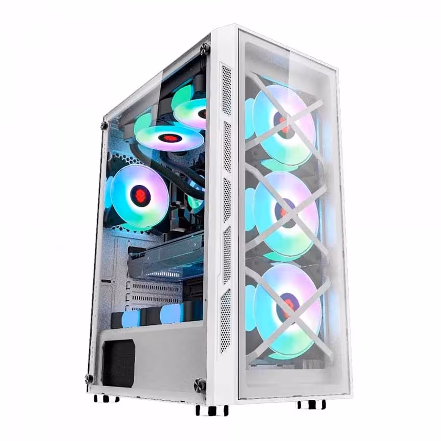 قیمت و خرید کیس کامپیوتر دبلیو جی کولمن مدل Trio 4DF White | یاس ارتباط