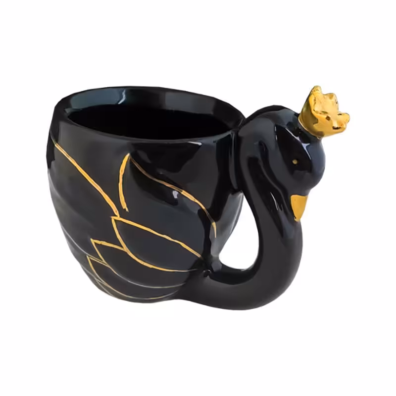 ماگ لوکس قو مشکی کد 3427