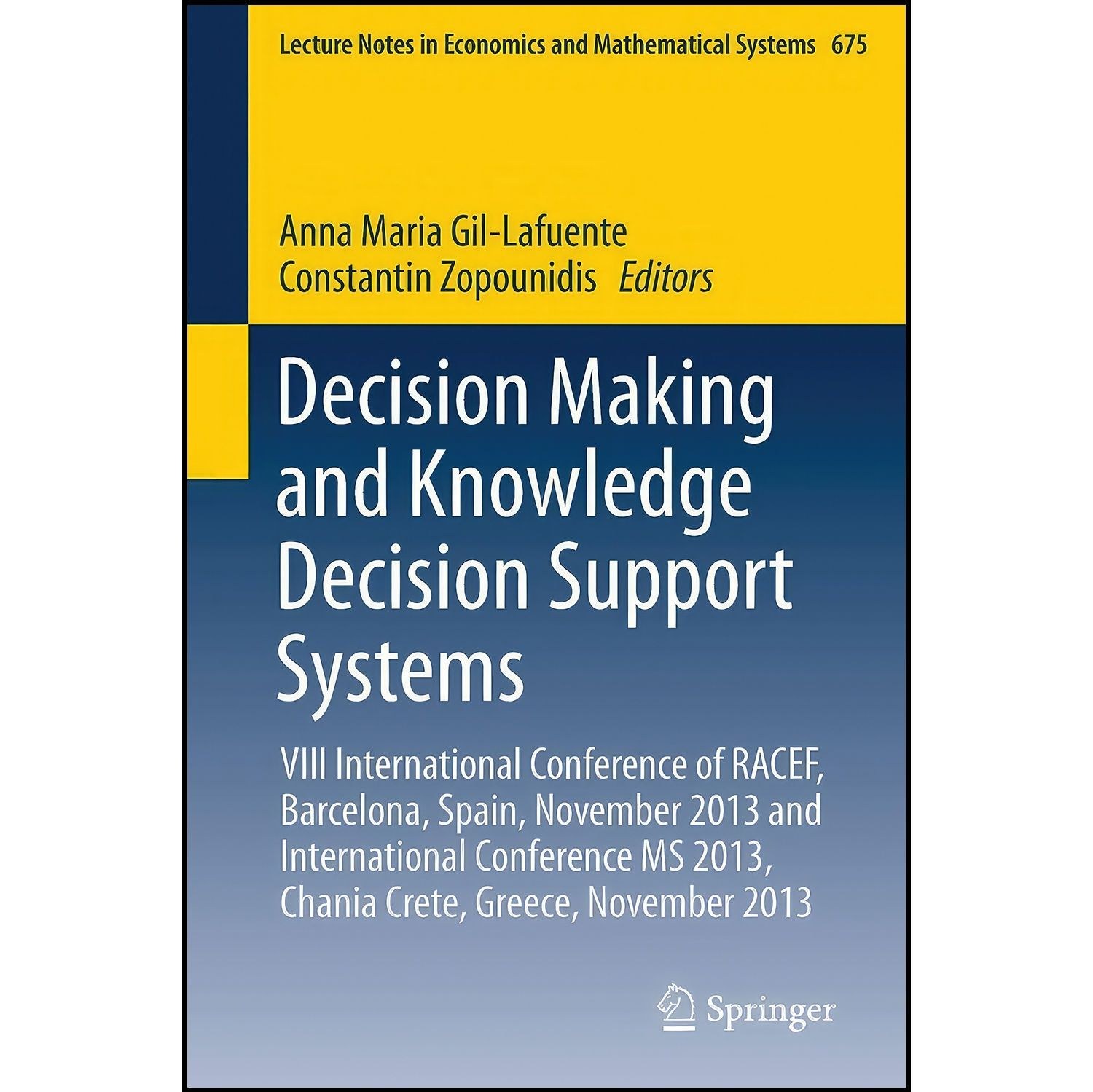 کتاب زبان اصلی Decision Making and Knowledge Decision Support Systems