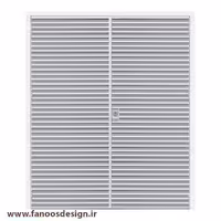 درب تاسیساتی مدل کرکره ای دو لنگه کد 30694