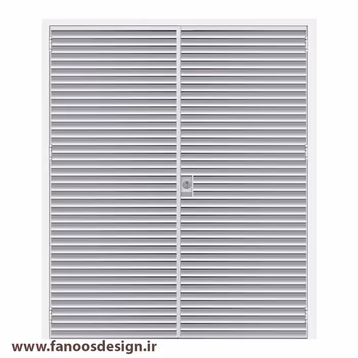 درب تاسیساتی مدل کرکره ای دو لنگه کد 30694