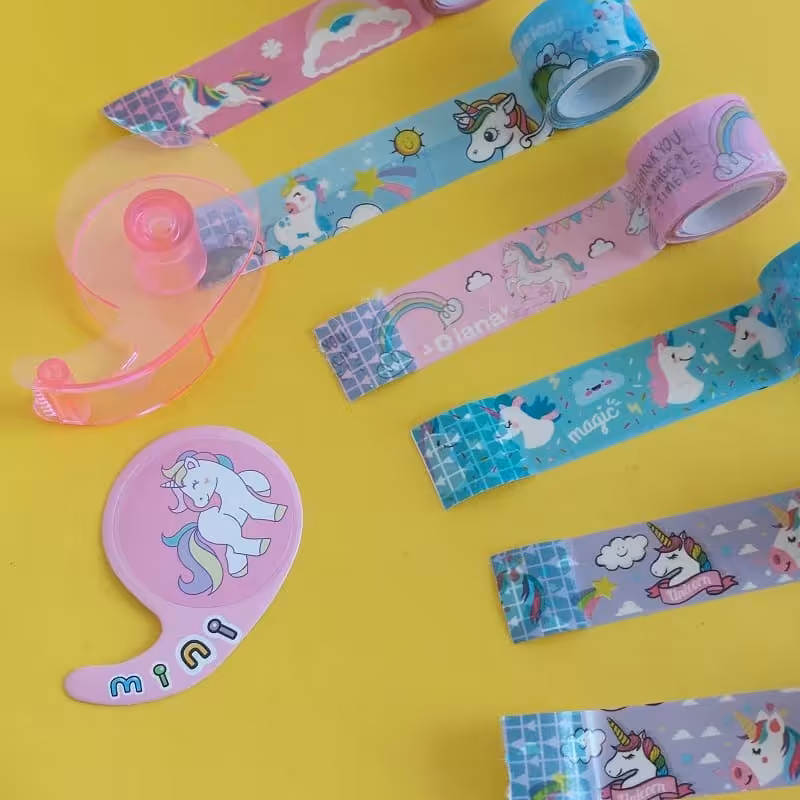 چسب واشی فانتزی طرح یونیکورن