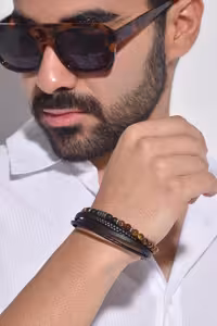 دستبند چرمی