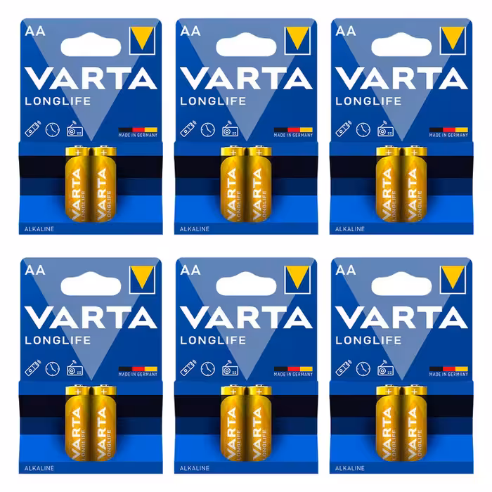 باتری قلمی وارتا مدل   Alkaline LongLIife  بسته 12 عددی