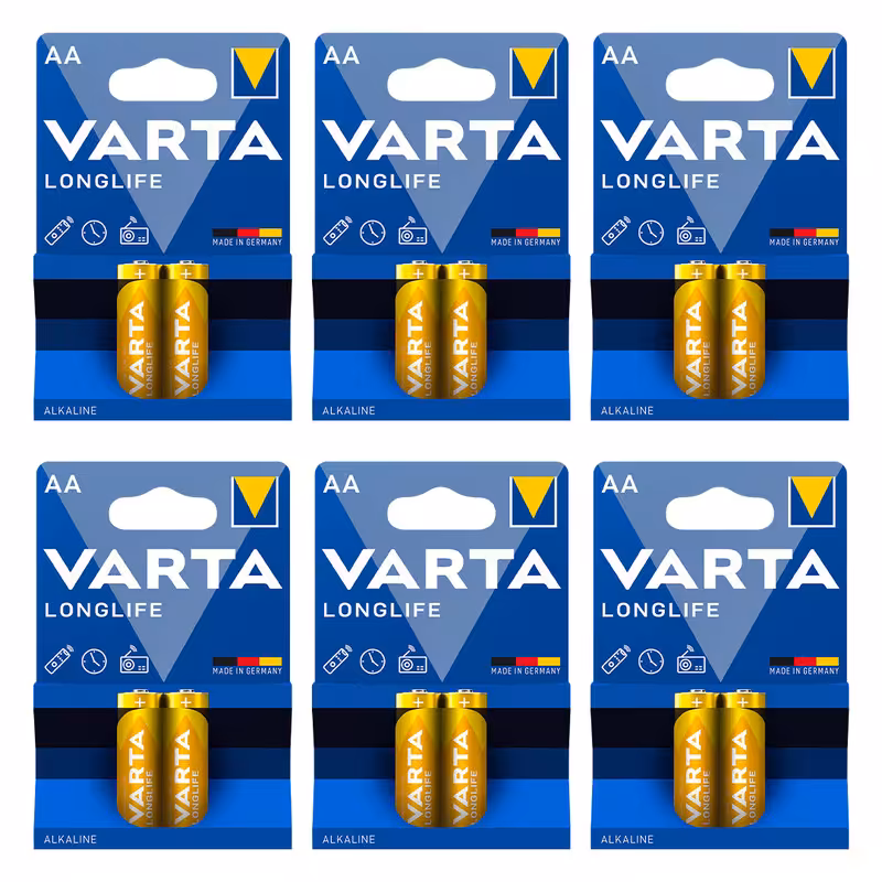 باتری قلمی وارتا مدل   Alkaline LongLIife  بسته 12 عددی
