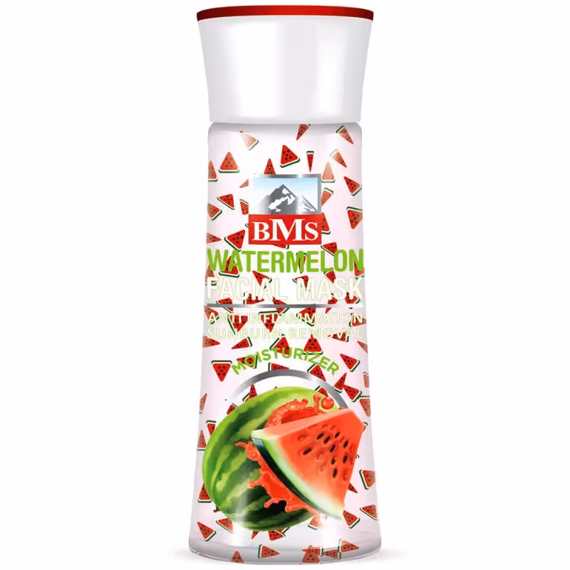 ماسک صورت میوه ای بی ام اس با عصاره هندوانه حجم 160 گرم