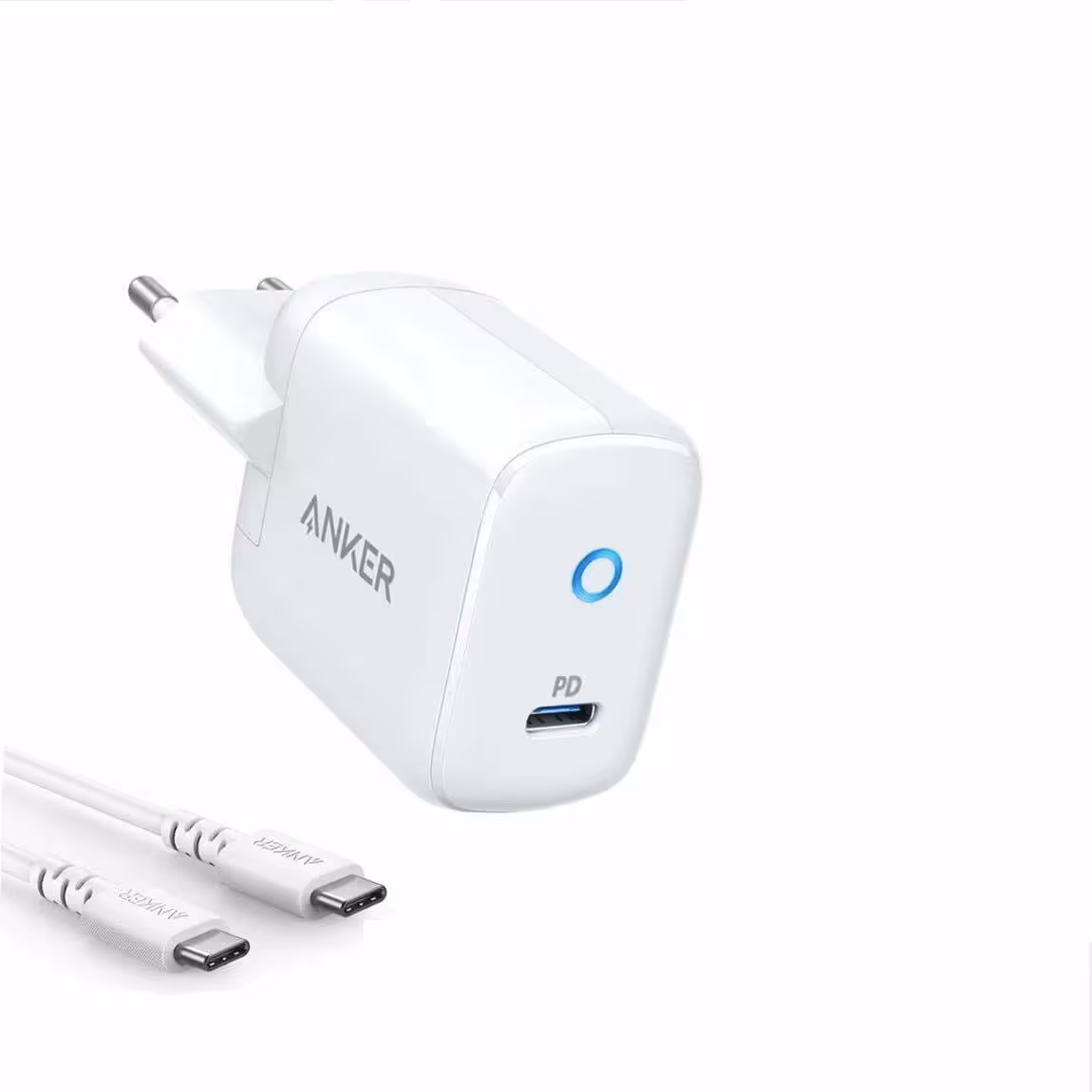 شارژر انکر Anker Power Port PD B2019 به همراه کابل دو سر تایپ سی