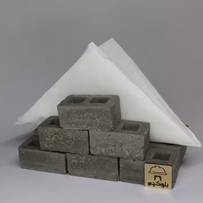 جا دستمالی رومیزی بتنی بلوکچی قابل شستوشو کد 1026