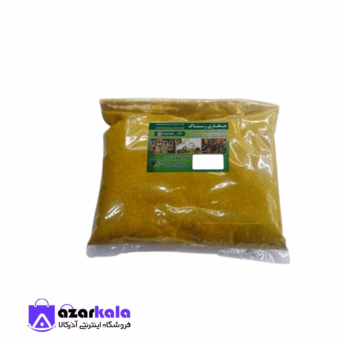  مقایسه ادویه کاری 18 قلم زرد رنگ (100 گرمی)