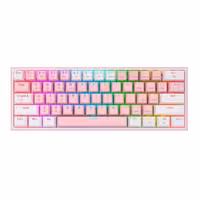 قیمت و خرید کیبورد گیمینگ بی‌سیم ردراگون مدل Fizz PRO K616 RGB Pink White | یاس ارتباط