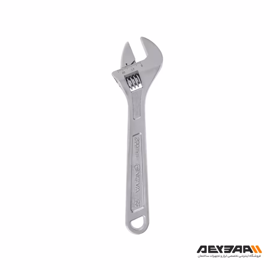 آچار فرانسه نووا مدل NTA 3002 سایز 8 اینچ