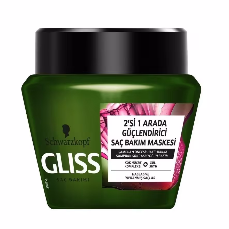 ماسک مو حساس و آسیب دیده گلیس حجم 300 میل