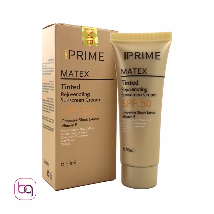 قیمت و خرید کرم ضد آفتاب پریم بدون رنگ matex SPF50 - بانه گالری