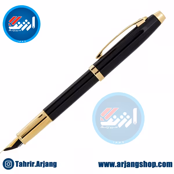 خودنویس شیفر مدل 100 مشکی لاکی گیره زرد
