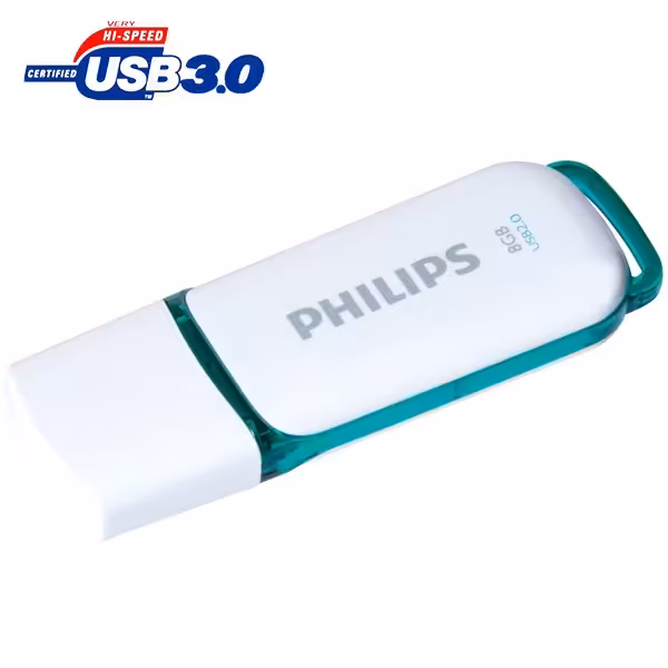 فلش مموری فیلیپس مدل اسنو با ظرفیت 8 گیگابایت
