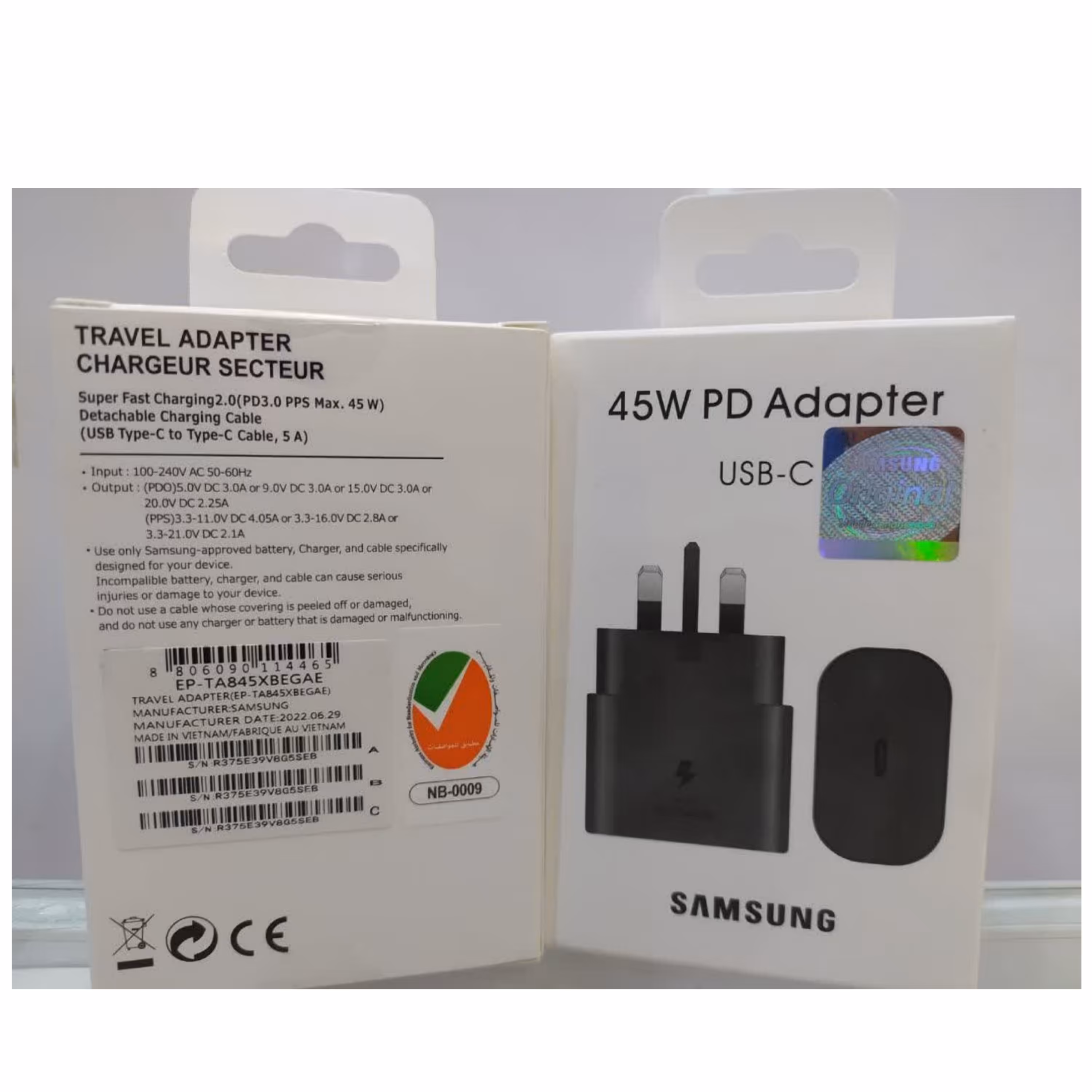 آداپتور سامسونگ Samsung 45w PD