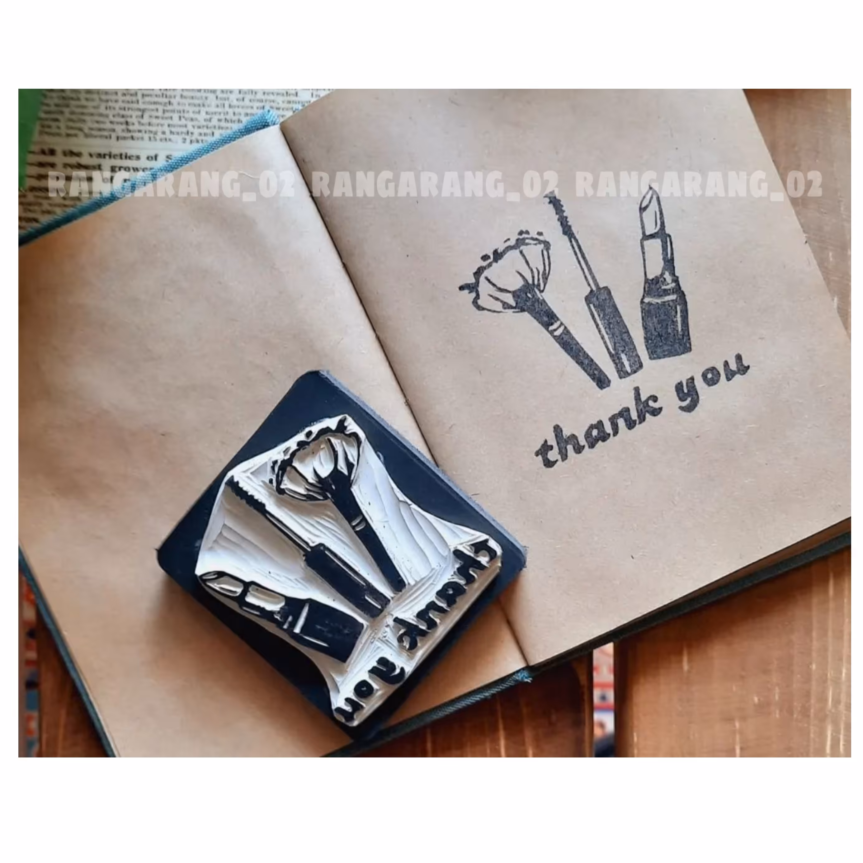 مهر لینو طرح لوازم آرایشی 