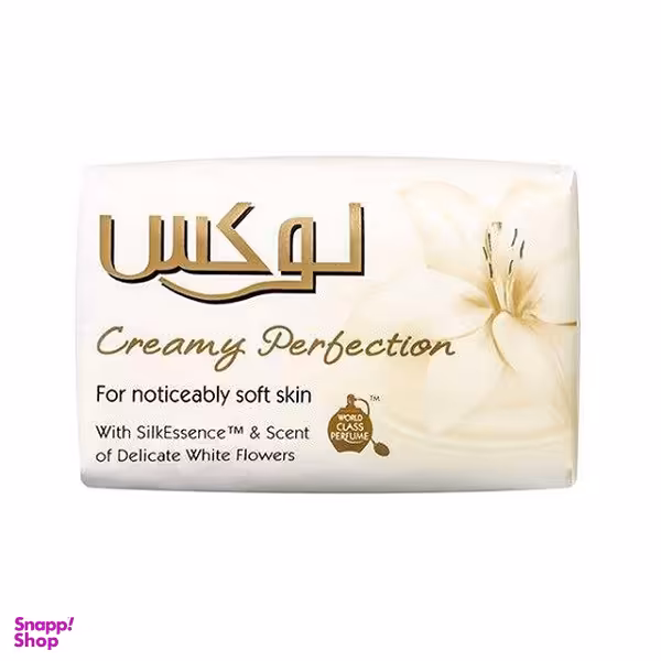 صابون حمام لوکس (LUX) با رایحه گل های سفید وزن 125 میلی گرم