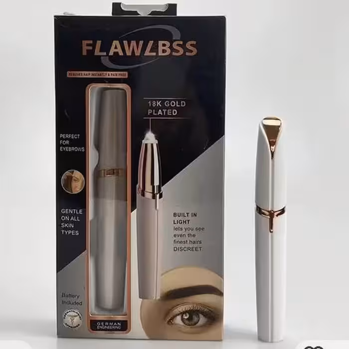 موزن و مو کن و موبر خطی فلاولس FLAWLESS اصل 
مناسب برای همه خانم ها و دختر خانم ها 
رفع موهای صورت و بدن  بدون دردسر