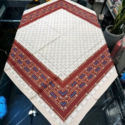 روسری مجلسی ابریشم توییل قواره 130، کد 359