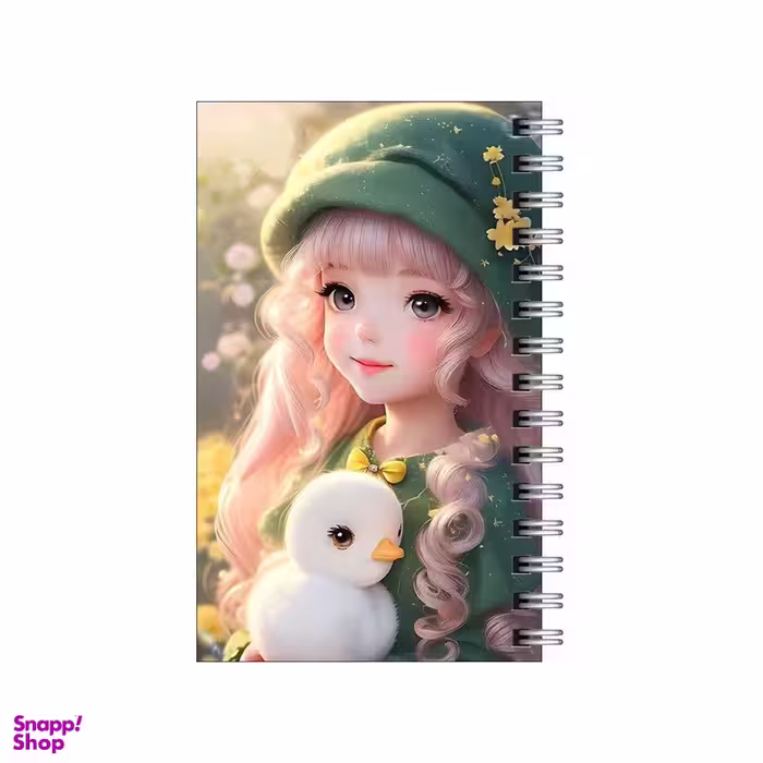 دفترچه یادداشت مدل to do list طرح جوجه اردک و دختر کیوت کد 3973092