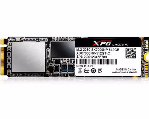 حافظه اس اس دی ای دیتا مدل ایکس پی جی اس ایکس 7000 با ظرفیت 512 گیگابایت