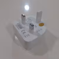 اداپتور کلگی شارژر  1 آمپر 3 پین اصلی یک امپر 1A مناسب ساعت هوشمند مچی هندزفری بلوتوثی اسپیکر کارتخوان پوز یک آمپر 1A