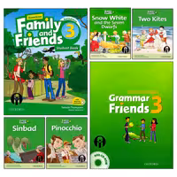 کتاب Family and Friends 3 اثر جمعی از نویسندگان انتشارات الوندپویان شش جلدی