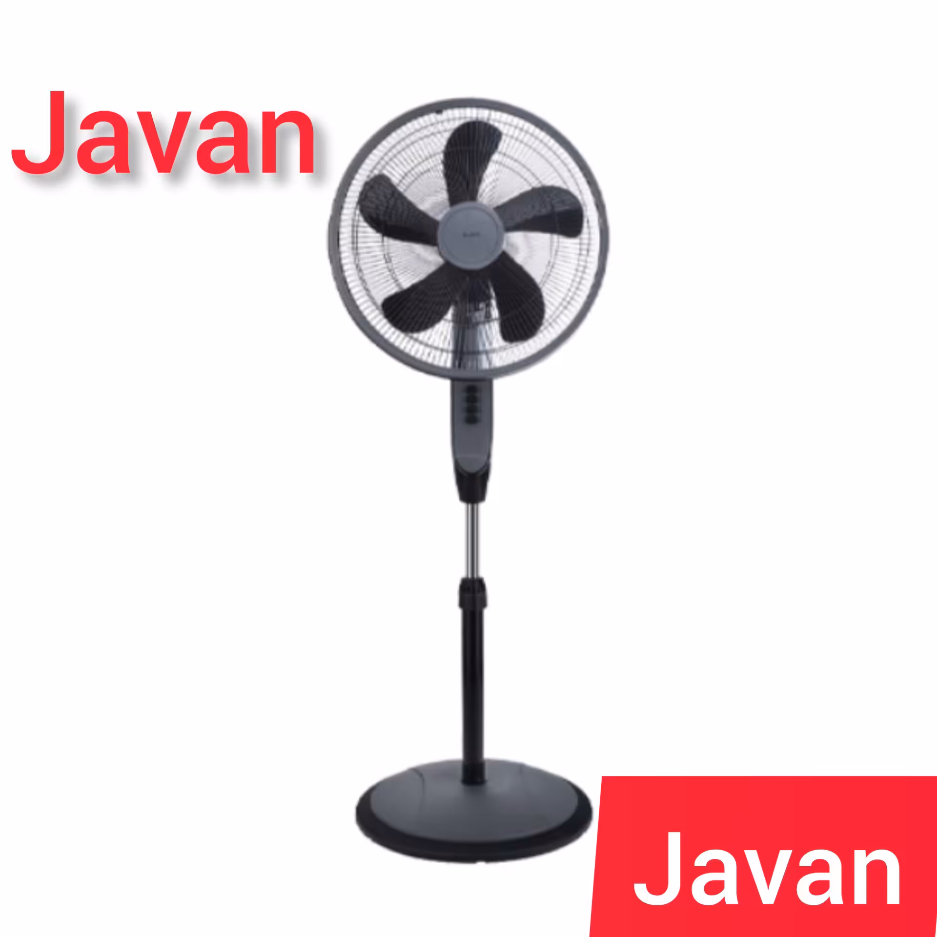 پنکه ایستاده از برند techno   تکنو  پنج  پره  بدون کنترل سه سرعته   شرکتی  