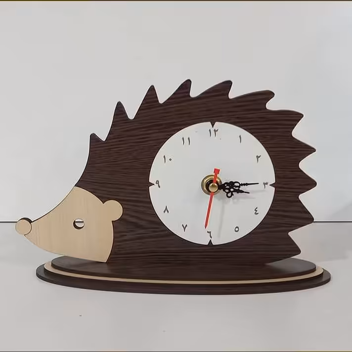 ساعت جوجه تیغی با امکان چاپ عکس دلخواه شما