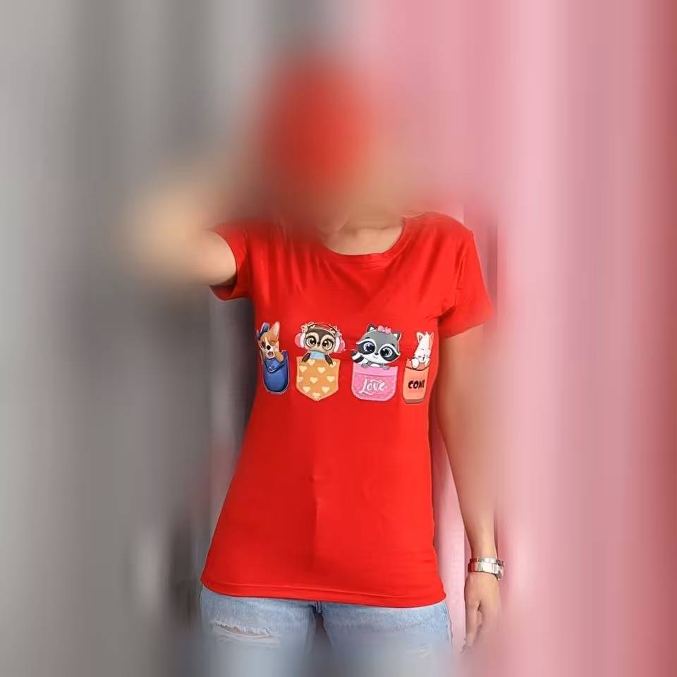 تی شرت چهار استیکر